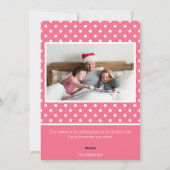 Alles is kalm. Alles is helder kerstcadeautjes Feestdagenkaart (Achterkant)