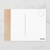 Alles is kalm. Alles is helder kerstfoto Briefkaart (Achterkant)