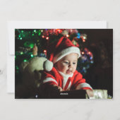 Alles is kalm en alles is helder, persoonlijk aang feestdagenkaart (Achterkant)