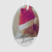 Alles is kalm en alles is helder, persoonlijk aang ornament (voorkant)