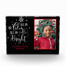 Alles is kalm/kerstcitaat/acrylcadeau