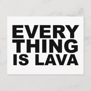 ALLES IS LAVA Volcana T-shirt Mok Muts Muismat Briefkaart