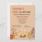 Alles is leuker kampvuur Baby shower Kaart (Voorkant)