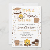 Alles is leuker met S'mores Baby Shower Kaart (Voorkant)