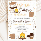 Alles is leuker met S'mores Baby Shower Kaart