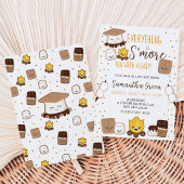 Alles is leuker met S'mores Baby Shower Kaart