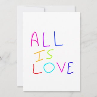 Alles is liefde regenboog kleurrijke trots LGBTQ h Kaart