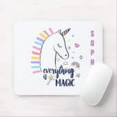 Alles is magische eenhoorn muismat (Met muis)