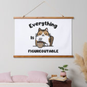 Alles is meetbaar hangend wandkleed (Slaapkamer)