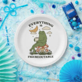 Alles is meetbaar papieren bordje (Feest)