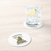 Alles is meetbaar ronde kartonnen onderzetter (Insitu)