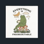 Alles is meetbaar servet<br><div class="desc">Alles is "Figureoutable" is meer dan alleen een uitdrukking - het is een levensfilosofie! Dit eenvoudige maar krachtige ontwerp belichaamt optimisme en de innerlijke kracht die we allemaal in onszelf kunnen ontdekken. Of het nu wordt getoond op een T-shirt, koffie-mok of notitieboek, dit product dient als een constante herinnering dat...</div>