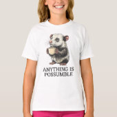 Alles is mogelijk Cute Opossum T-shirt (Voorkant)