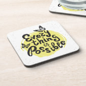 Alles is mogelijk drankjes onderzetter (Linkerzijde)