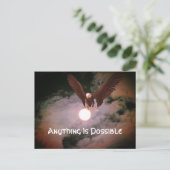 Alles is mogelijk Eagle Inspirerend Briefkaart (Staand voorkant)