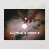 Alles is mogelijk Eagle Inspirerend Briefkaart (Voorkant)