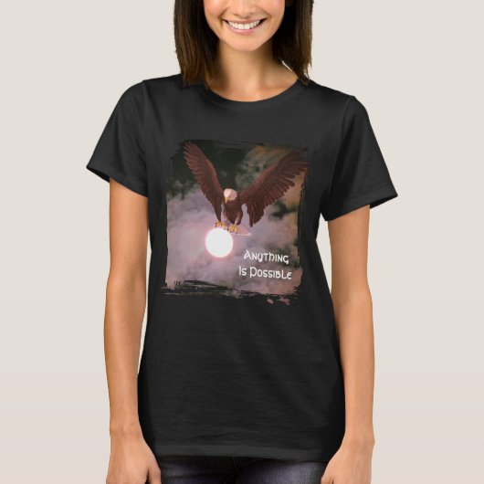 Alles is mogelijk Eagle Inspirerend T-shirt (Voorkant)