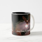 Alles is mogelijk Eagle Inspirerend Tweekleurige Koffiemok (Voorkant rechts)