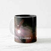 Alles is mogelijk Eagle Inspirerend Tweekleurige Koffiemok (Voorkant links)