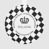 Alles is mogelijk - Geloof in jezelf Ornament (achterkant)