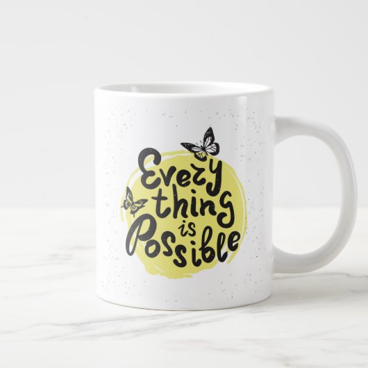 Alles is mogelijk grote koffiekop (Rechts)