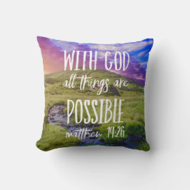 Alles is mogelijk in Bijbel, Christelijk Kussen