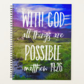 Alles is mogelijk in bijbel, Christelijk Planner (Voorkant)