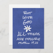 Alles is mogelijk in Bijbelversie Informatiekaartje (Voorkant / Achterkant)