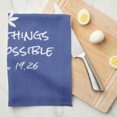 Alles is mogelijk in Bijbelversie Theedoek (Quarter Fold)