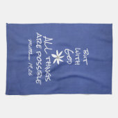 Alles is mogelijk in Bijbelversie Theedoek (Horizontaal)