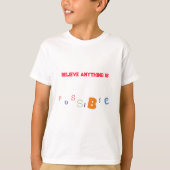 Alles is mogelijk Kinder T-shirt (Voorkant)