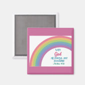 Alles is mogelijk magneet (Voorkant / Achterkant)