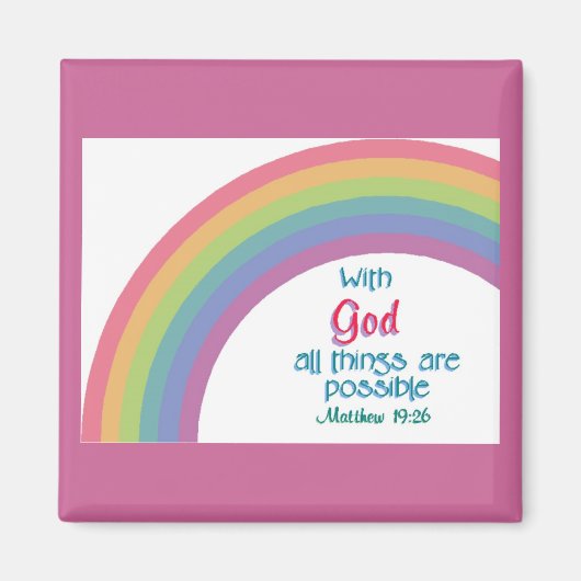 Alles is mogelijk magneet (Voorkant)