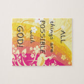 Alles is mogelijk met GOD! Legpuzzel (Horizontaal)