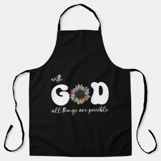 Alles is mogelijk met God Schort