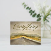 "Alles is mogelijk" Motivatie Affirmatie Briefkaart (Staand voorkant)