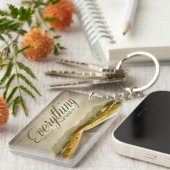 "Alles is mogelijk" Motivatie Affirmatie Sleutelhanger (Voorkant Rechts)