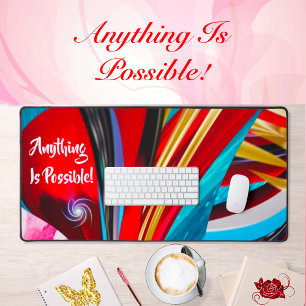 Alles is mogelijk Motiverend Inspirerend Abstract Bureaumat