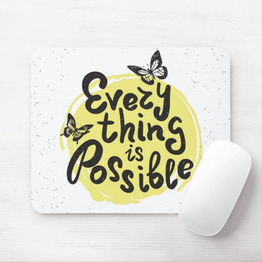 Alles is mogelijk muismat (Met muis)