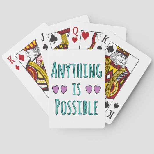 Alles is mogelijk pokerkaarten (Achterkant)