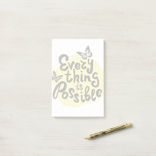 Alles is mogelijk post-it® notes (Op bureau)