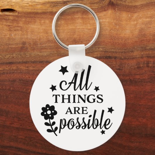 Alles is mogelijk Sleutelhanger (Voorkant)