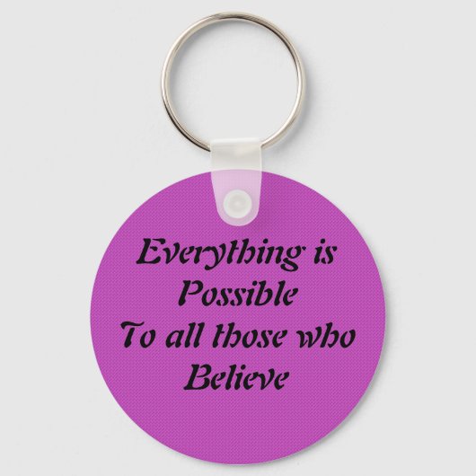 Alles is mogelijk sleutelhanger (Voorkant)