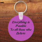 Alles is mogelijk sleutelhanger (Voorkant)