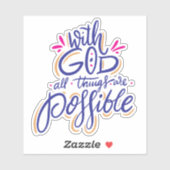 Alles is mogelijk Sticker (Vel)