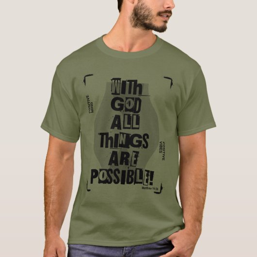 Alles is mogelijk t-shirt (Voorkant)