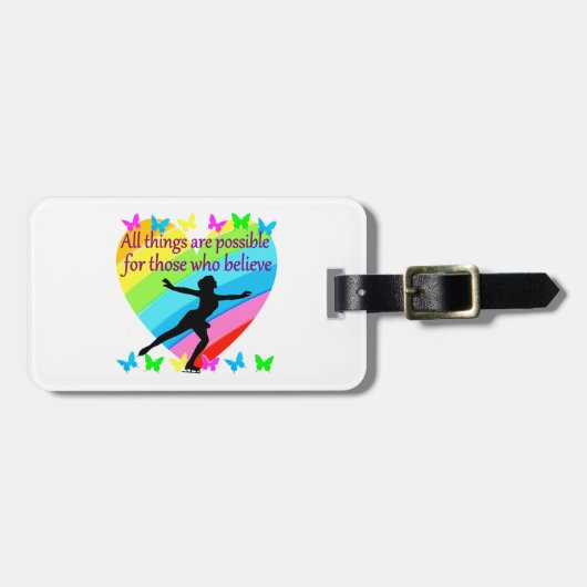 ALLES IS MOGELIJK VOOR DEZE SKATER BAGAGELABEL (Voorkant horizontaal)