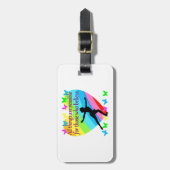 ALLES IS MOGELIJK VOOR DEZE SKATER BAGAGELABEL (Voorkant verticaal)