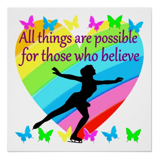 ALLES IS MOGELIJK VOOR DEZE SKATER PERFECT POSTER (Voorkant)