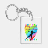 ALLES IS MOGELIJK VOOR DEZE SKATER SLEUTELHANGER (Voorkant Links)